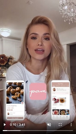 Pamela Reif launched Pam App