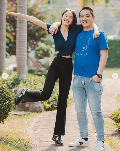 Panisara Rikulsurakan with her brother
