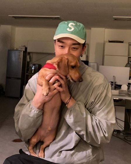 Peakboy with his dog Barney