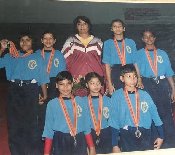 Pranati Nayak won the first Sub Junior National 2004
