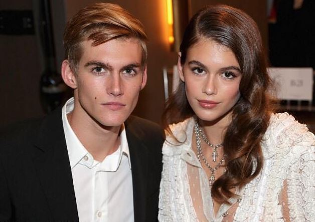 Presley Gerber and his sister Kaia Jordan Gerber