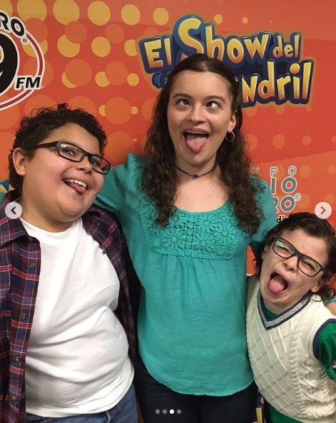 Raphael Alejandro with his sister Dalila Bela and brother Bruce Salomon