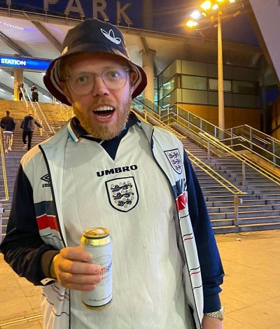 Rob Beckett got drunk badly at Euro 2020