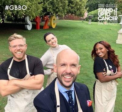 Rob Beckett while on set of The Great Celebrity Bake Off For Stand Up to Cancer