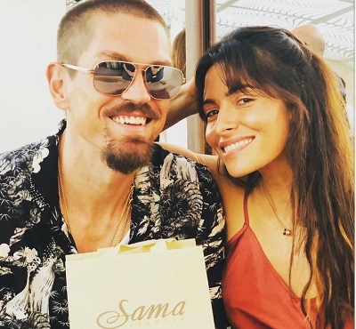 Sarah Shahi with her ex-husband Steve Howey