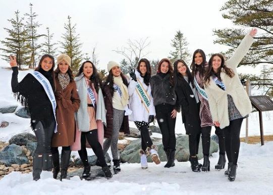 Sharon Gaffka with her friends