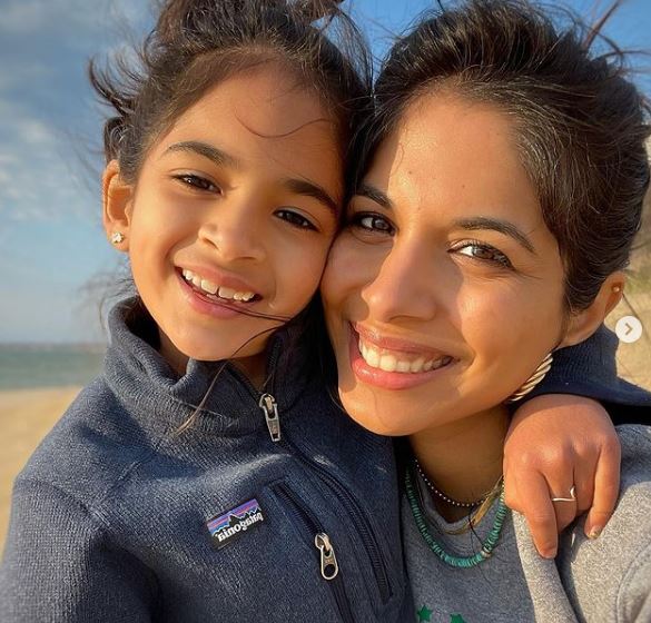 Sheena Melwani with her daughter