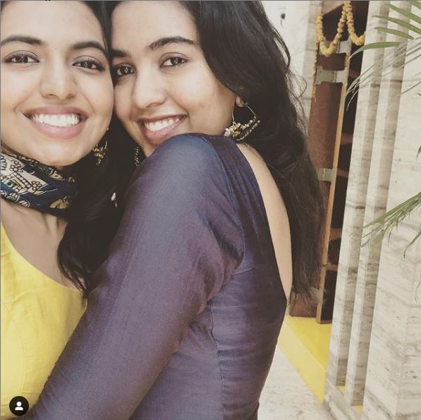 Shivani Rajasekhar with her sister Shivathmika Rajashekar