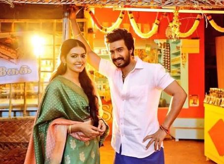 Shivani Rajasekhar with the co-actor of Venkatesh