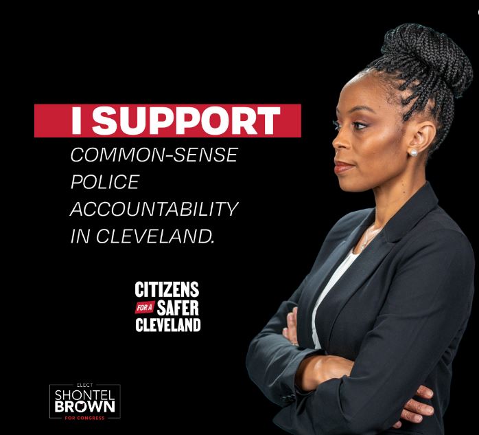 Shontel Brown is County Council Representative of Cuyahoga County