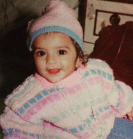 Shruti Sinha's childhood photo