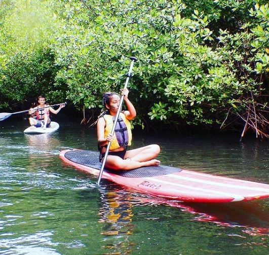 Sirisha Bandla likes to boat