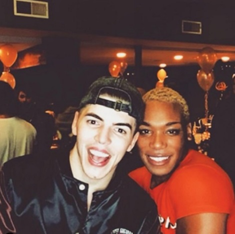 Sonny Kiss partying with bestfriend Sammy Guevara