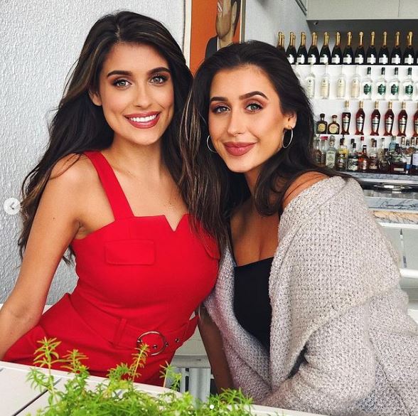 Taylah Cannon with her sister
