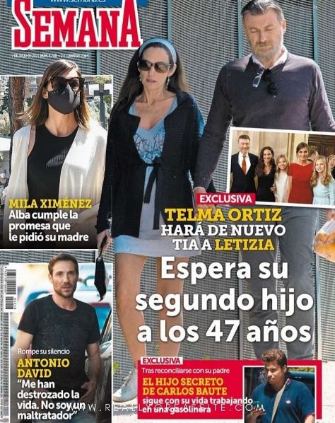 Telma Ortiz on the cover of Semana magazine