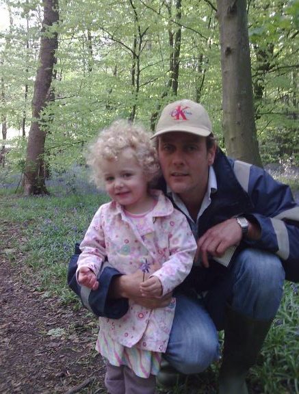 Toby Kirkup with his daughter