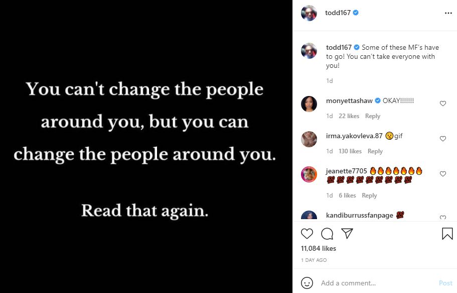 Todd Tucker shares motivational quotes