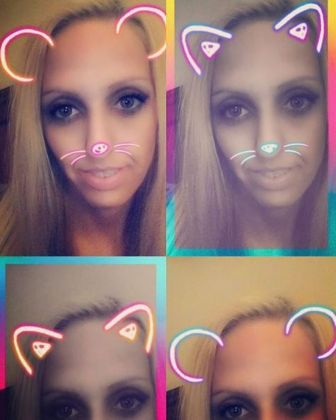 Tracie Wagaman loves Snapchat filters