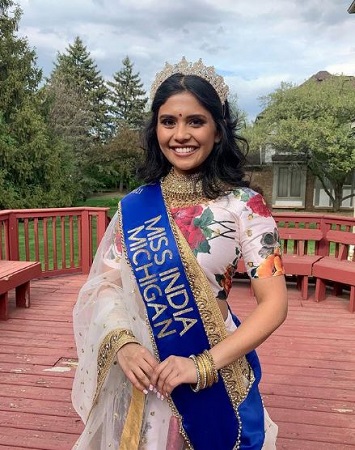 Vaidehi Dongre earned the title of Miss India USA