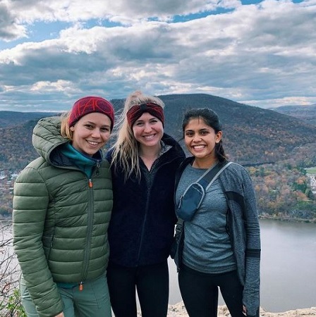 Vaidehi Dongre with her college friends