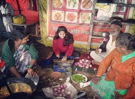 Vaidehi likes Indian food
