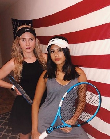 Vaidehi likes to play tennis