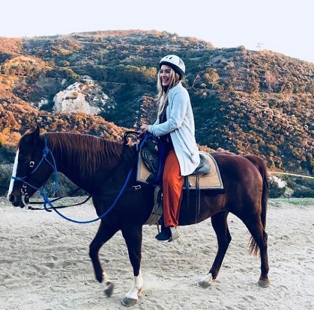 Vanessa Buchholz loves horse riding
