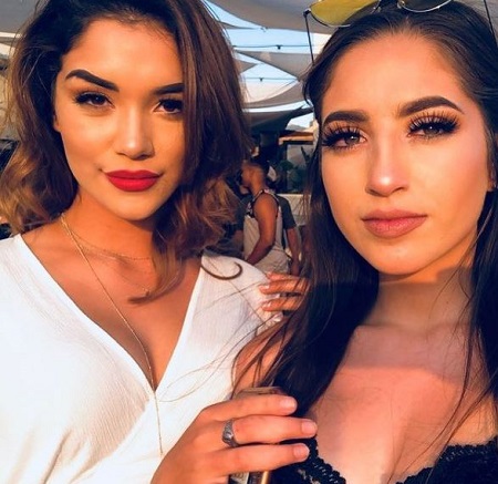 Vanessa Buchholz with her bestie