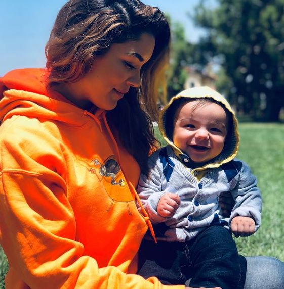 Vanessa Buchholz with her son Wesley James Martinez