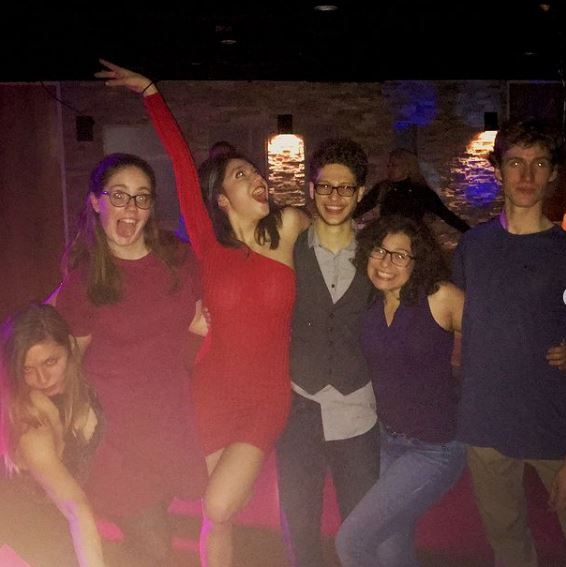 Xyla Foxlin enjoying with her friends