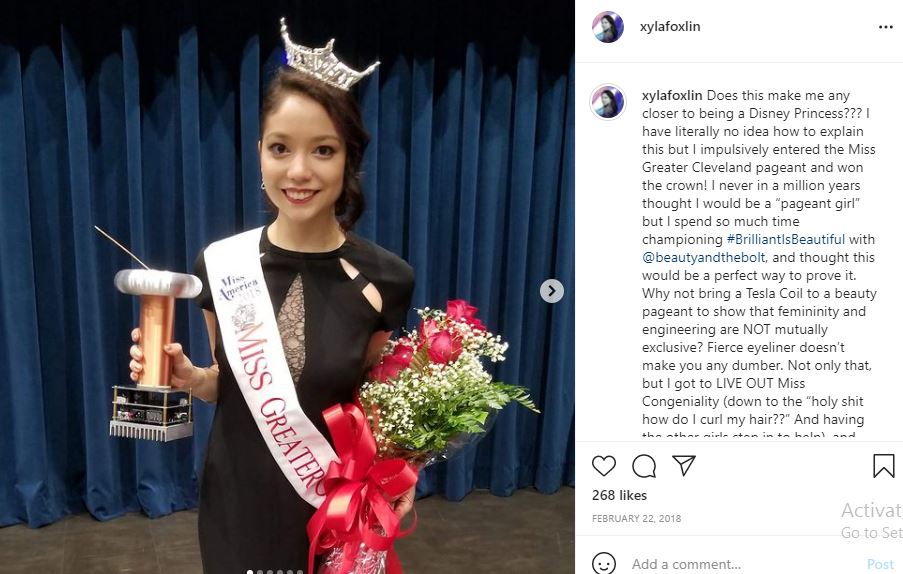 Xyla Foxlin grabbed Miss Greater Cleveland pageant