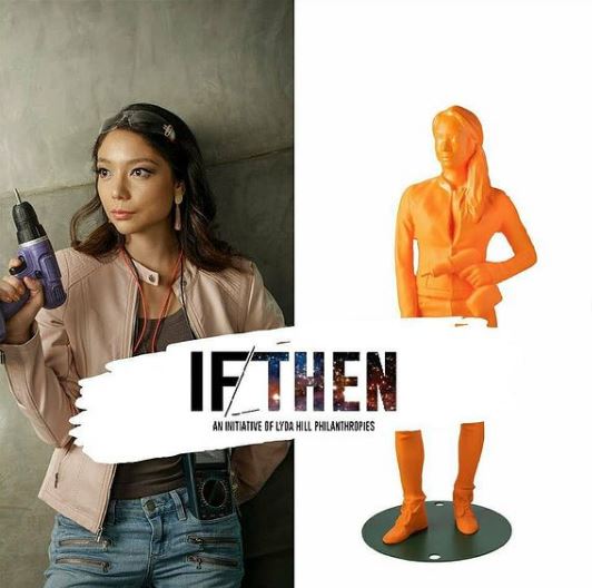Xyla Foxlin life size statue