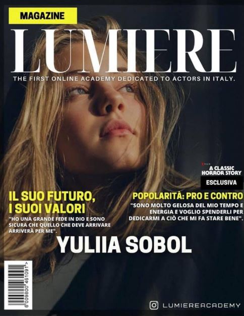 Yuliia Sobol featured on the cover page of various magazines