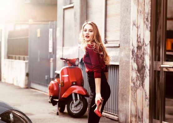 Yuliia Sobol is a model