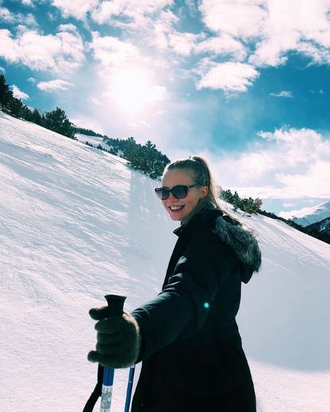 Yuliia Sobol's first Instagram post