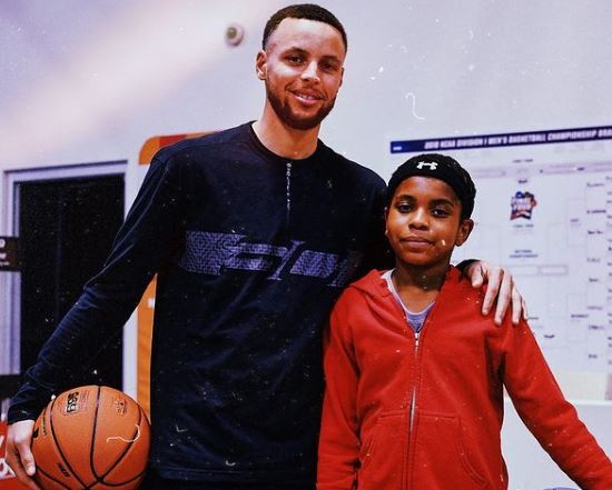 Zaila Avant-garde appeared in a commercial along with Stephen Curry