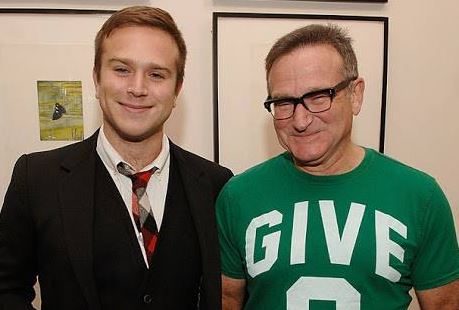 Zak Williams and his father Robin Williams