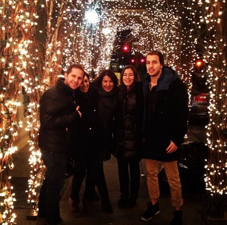 Zurkuhlen with his friends