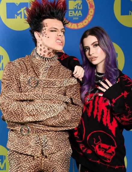 Abby Roberts with Yungblud