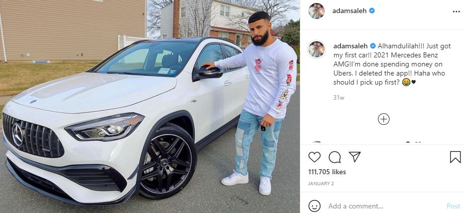 Adam Saleh bought his first car