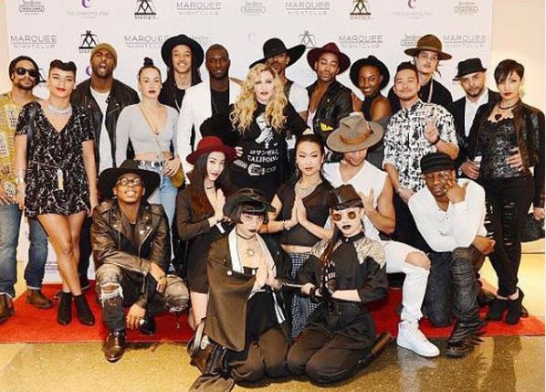 Ahlamalik Williams at Madonna's Rebel Heart Tour