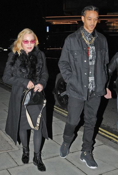 Ahlamalik Williams with Madonna