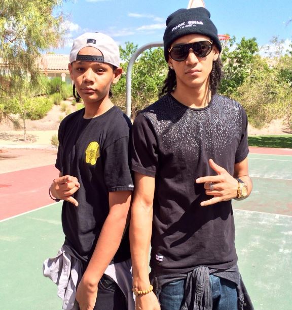 Ahlamalik Williams with his brother Ahlijah Williams