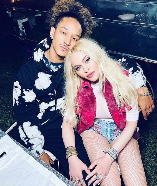 Ahlamalik Williams with his girlfriend Madonna