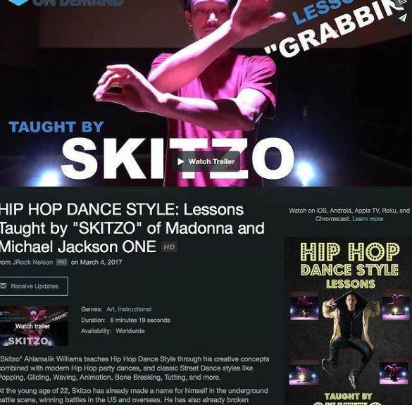 Ahlamalik Williams's first online lesson
