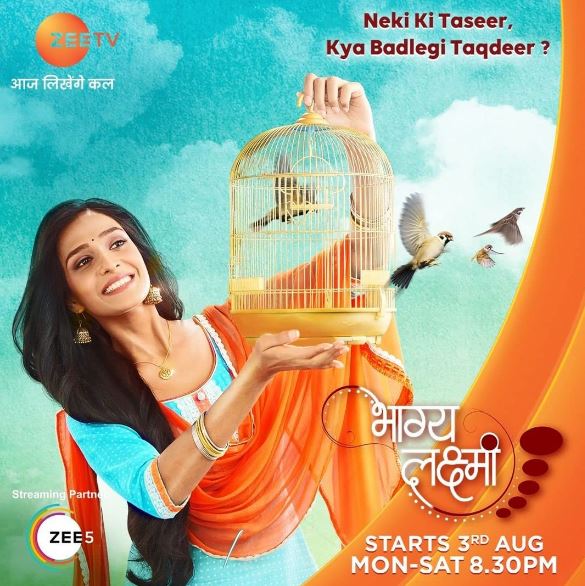 Aishwarya Khare is playing the role of Lakshmi in Bhagya Lakshmi TV series