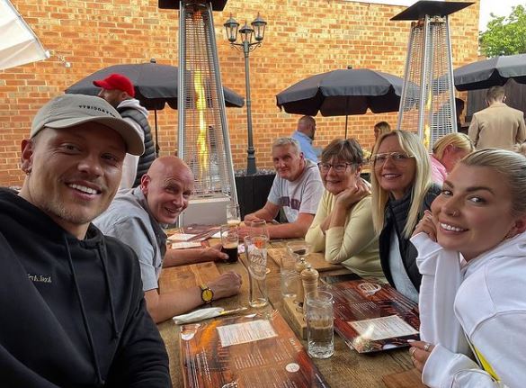 Alex Bowen with his family