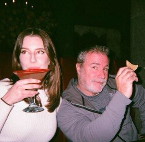 Amanda McCants with her father