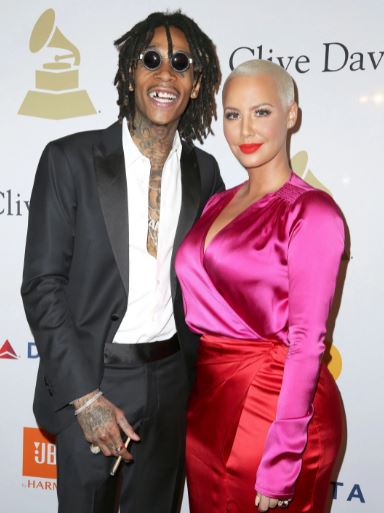 Amber Rose and her ex-husband Wiz Khalifa