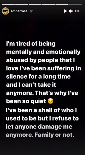 Amber Rose's IG story